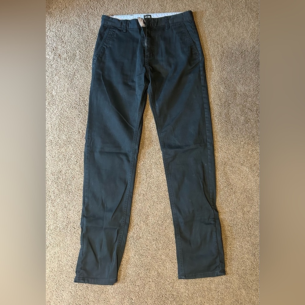 Zoo York Black Slim Jeans Full-Length Tapered